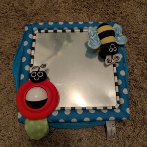 Infantino Baby Activity Mirror with Polka Dots